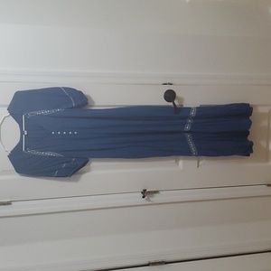 Maxi denim dress small